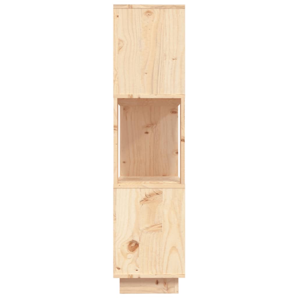 Boekenkast/Kamerscherm 80X25X101 Cm Massief Grenenhout