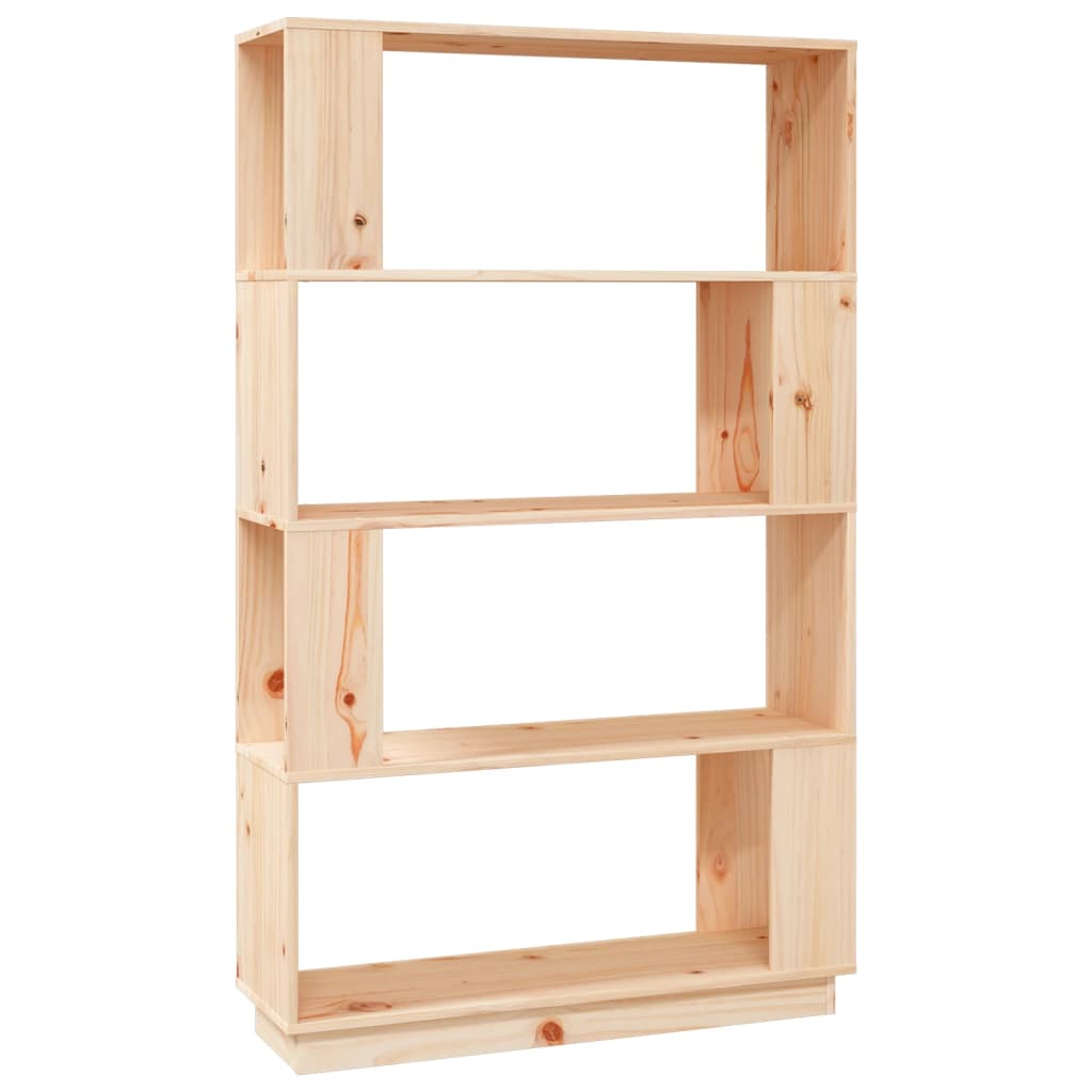 Boekenkast/Kamerscherm 80X25X132 Cm Massief Grenenhout