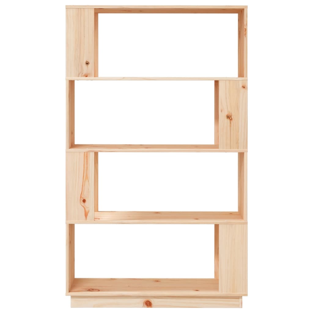 Boekenkast/Kamerscherm 80X25X132 Cm Massief Grenenhout
