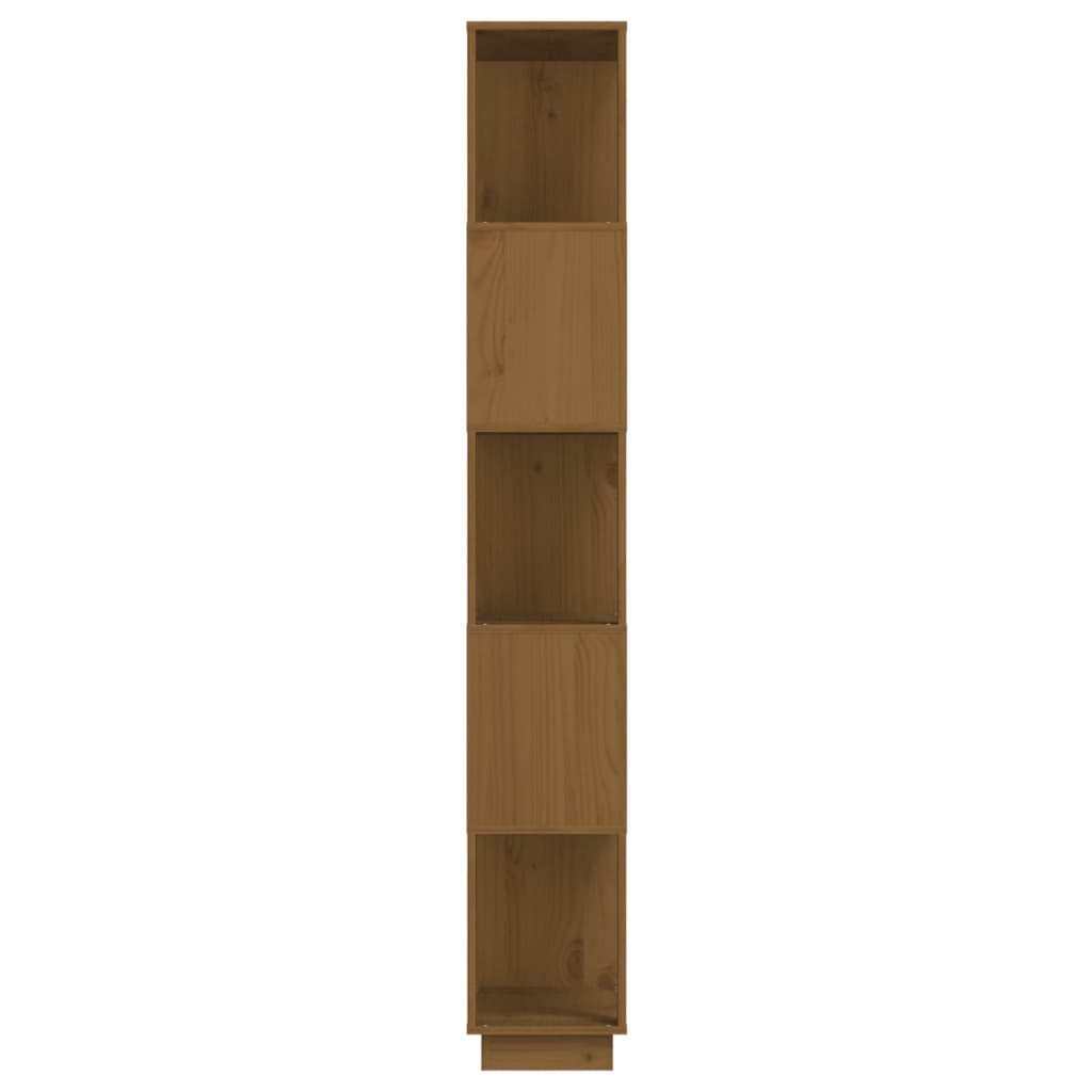 Boekenkast/Kamerscherm 80X25X163,5 Cm Grenenhout Honingbruin