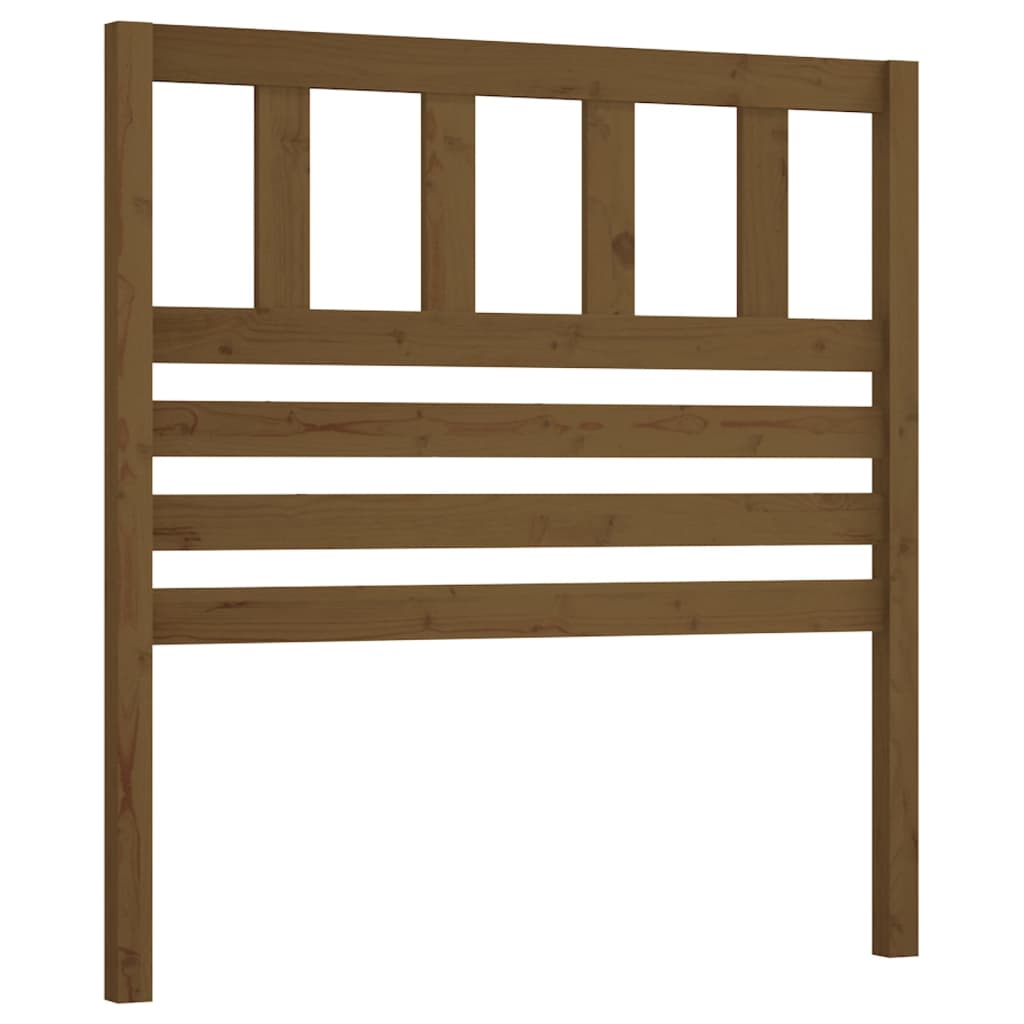Hoofdbord 106X4X100 Cm Massief Grenenhout Honingbruin