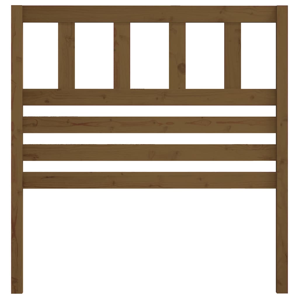 Hoofdbord 106X4X100 Cm Massief Grenenhout Honingbruin