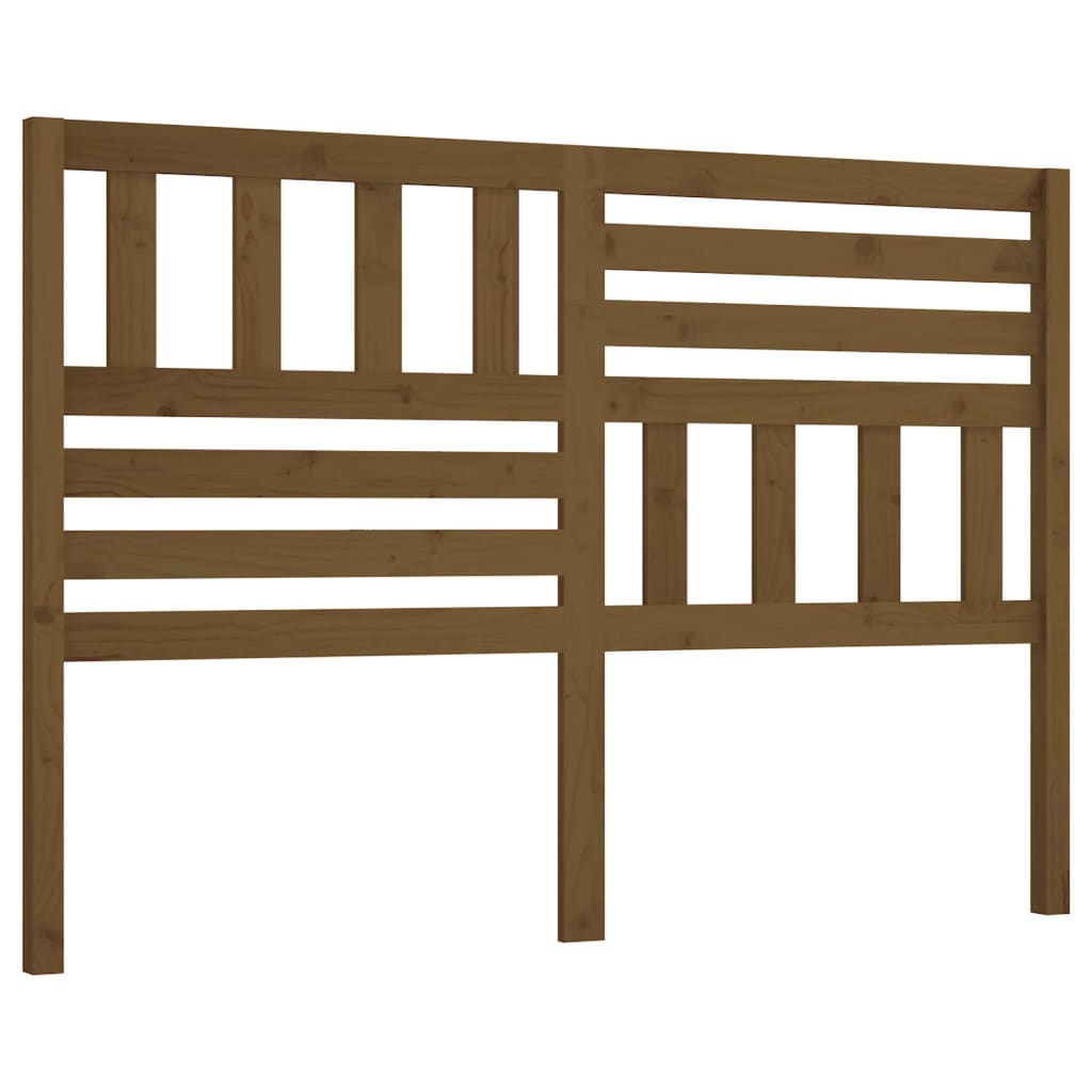 Hoofdbord 141X4X100 Cm Massief Grenenhout Honingbruin