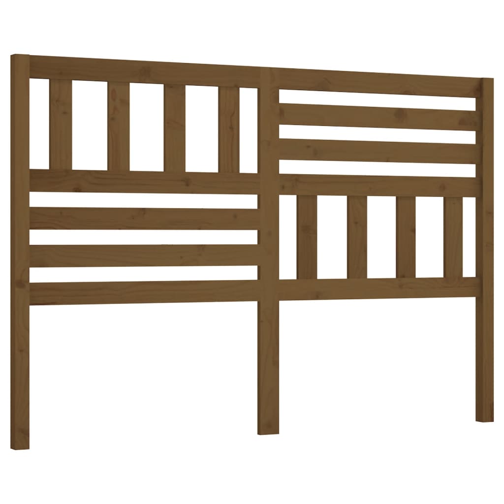 Hoofdbord 146X4X100 Cm Massief Grenenhout Honingbruin