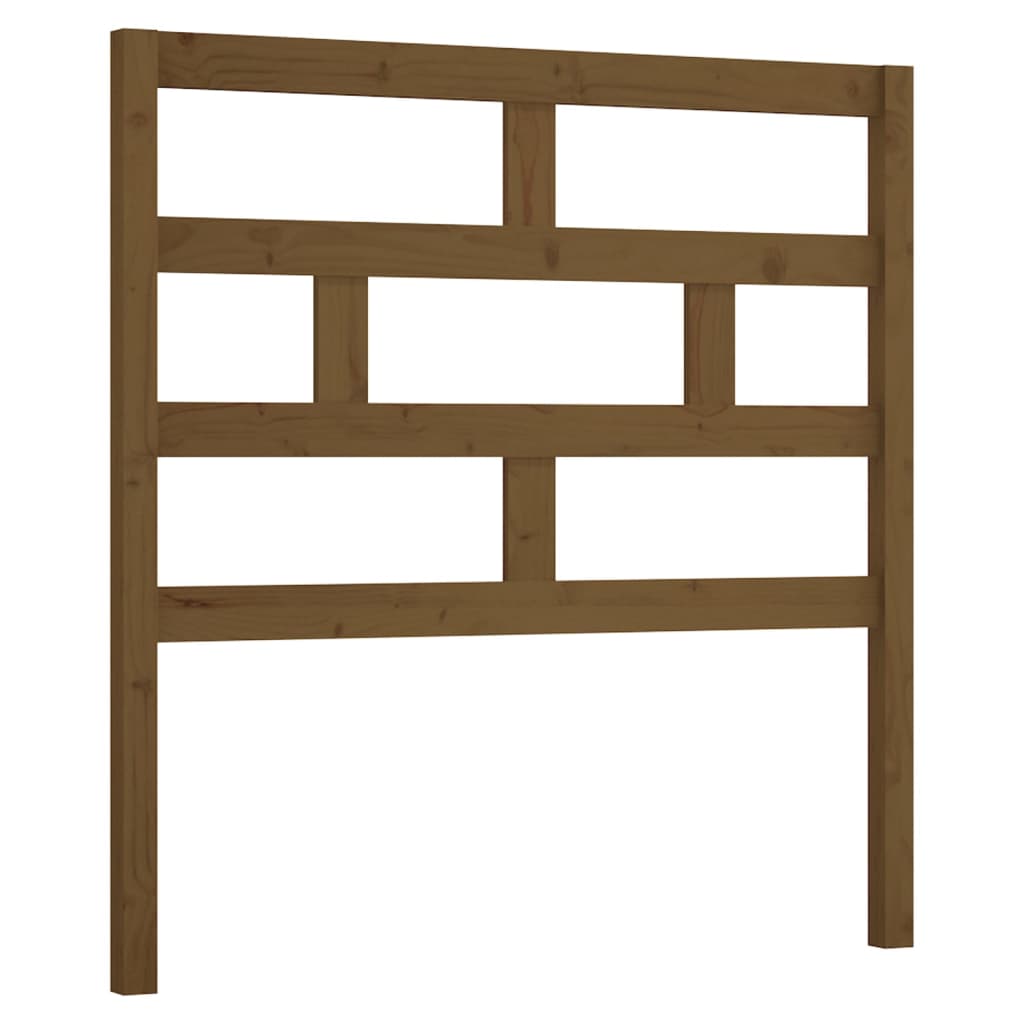Hoofdbord 81X4X100 Cm Massief Grenenhout Honingbruin