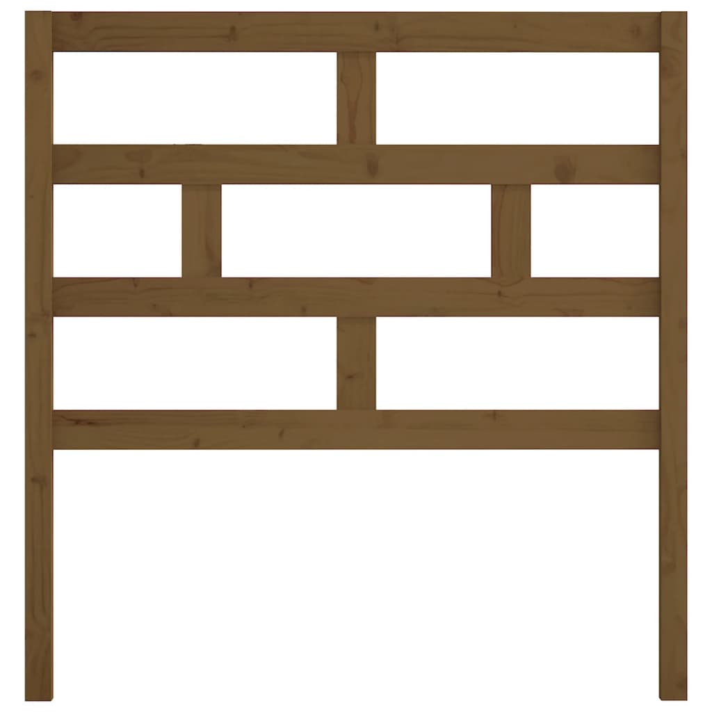 Hoofdbord 81X4X100 Cm Massief Grenenhout Honingbruin
