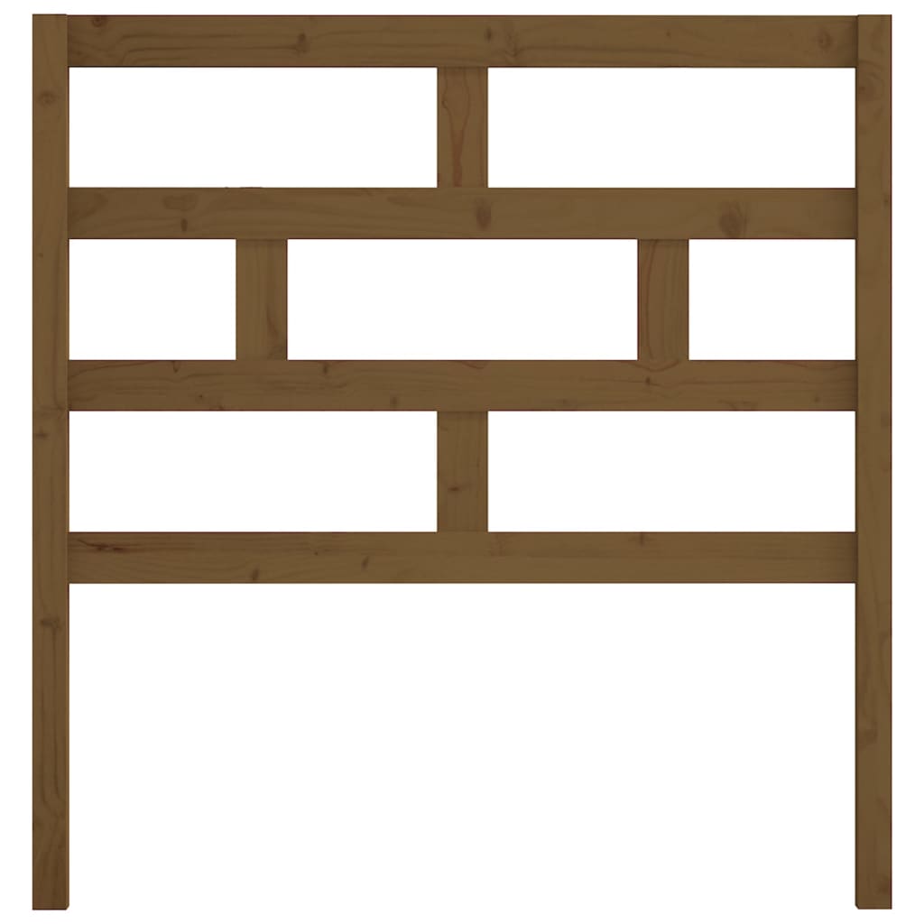 Hoofdbord 96X4X100 Cm Massief Grenenhout Honingbruin