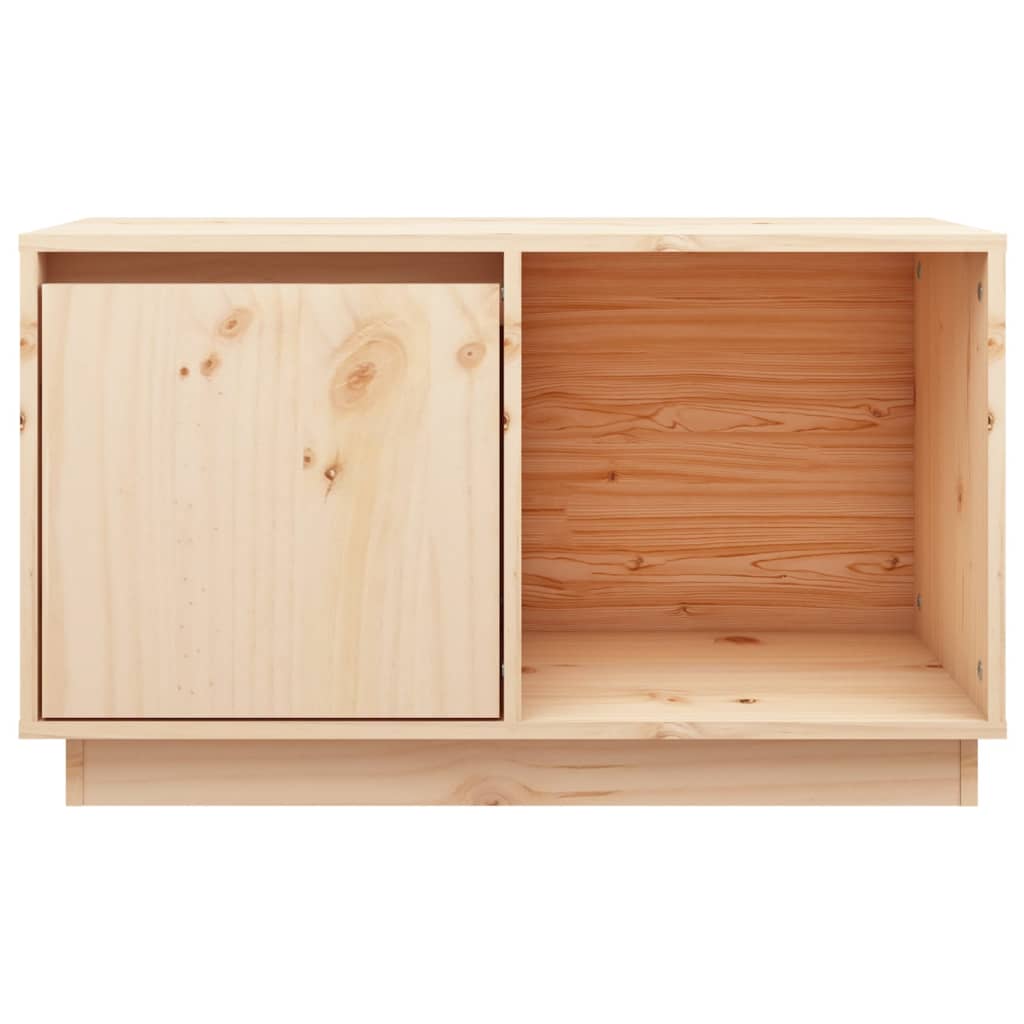 Tv-Meubel 74X35X44 Cm Massief Grenenhout