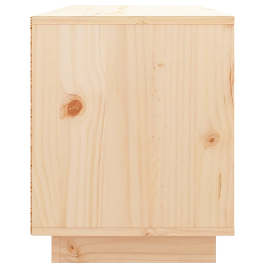 Tv-Meubel 74X35X44 Cm Massief Grenenhout