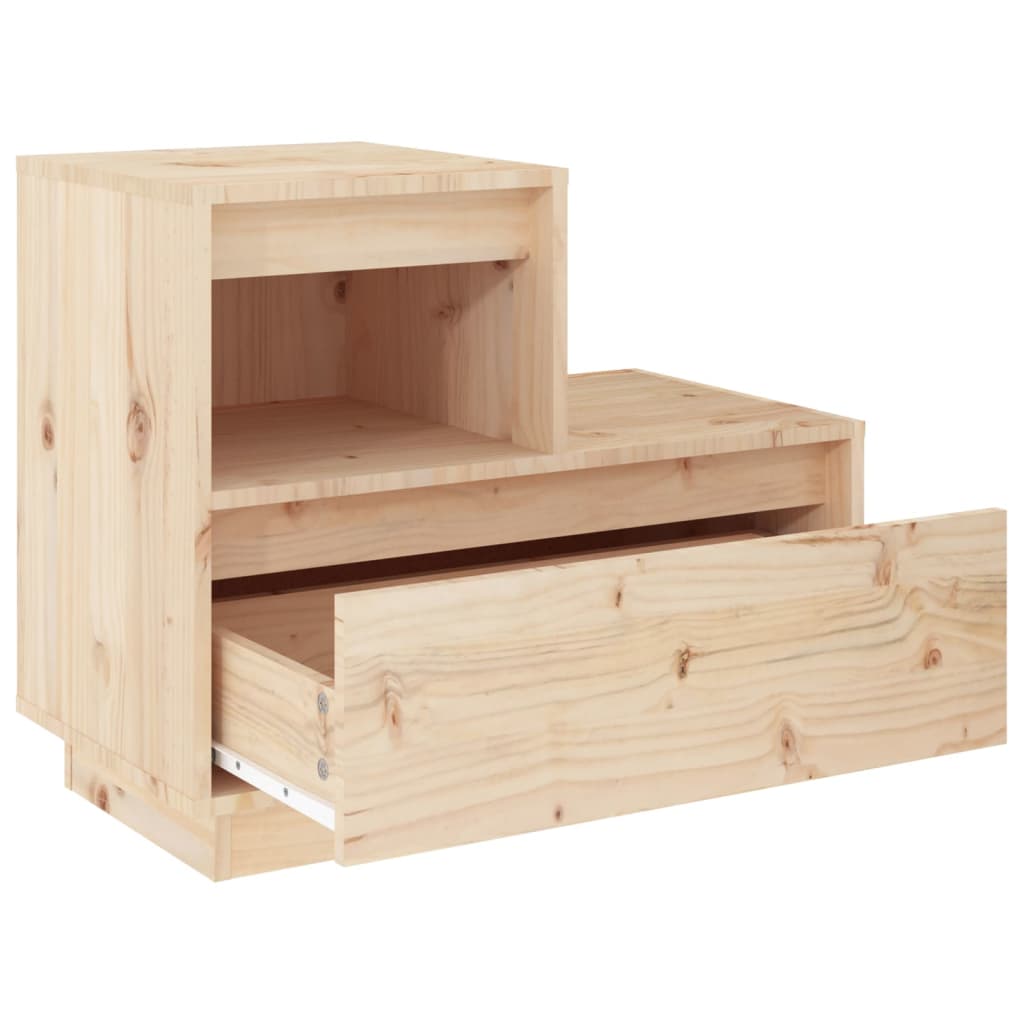 Nachtkastjes 2 St 60X34X51 Cm Massief Grenenhout