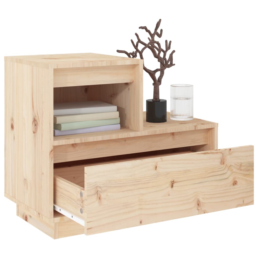 Nachtkastjes 2 St 60X34X51 Cm Massief Grenenhout
