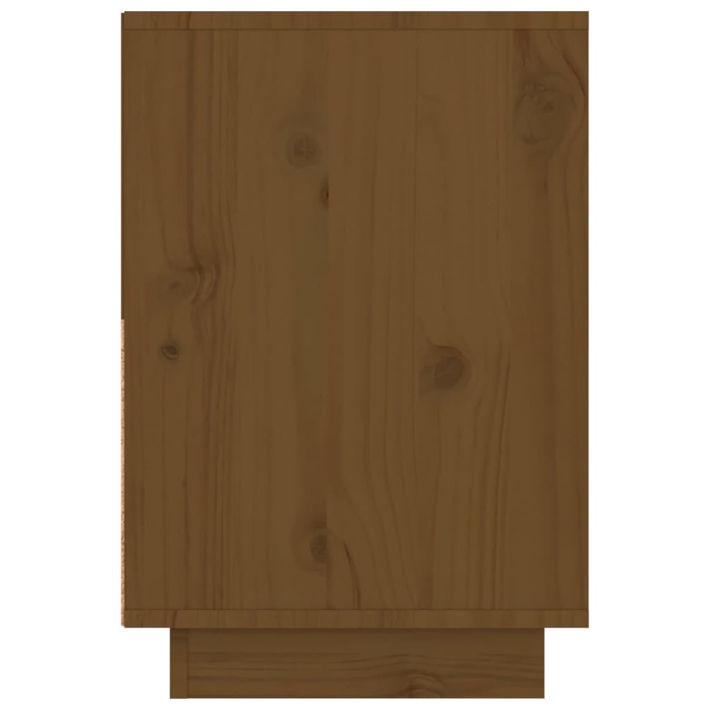 Nachtkastjes 2 St 60X34X51 Cm Massief Grenenhout Honingbruin