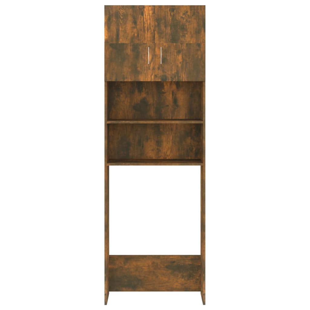 Wasmachinekast 64X25,5X190 Cm Gerookt Eikenkleurig