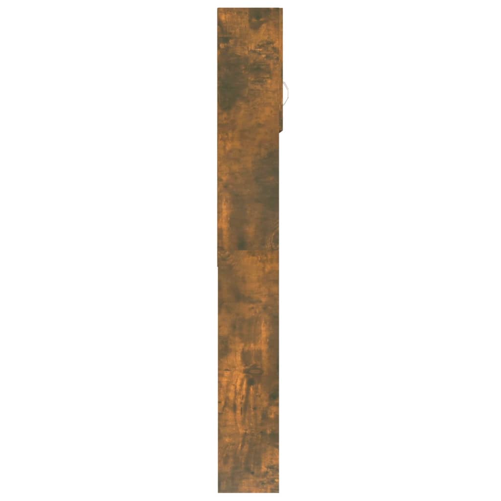 Wasmachinekast 64X25,5X190 Cm Gerookt Eikenkleurig