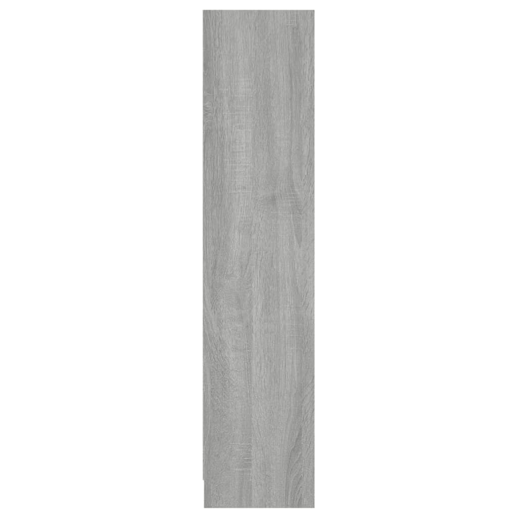 Boekenkast 60X24X109 Cm Bewerkt Hout Grijs Sonoma Eikenkleurig