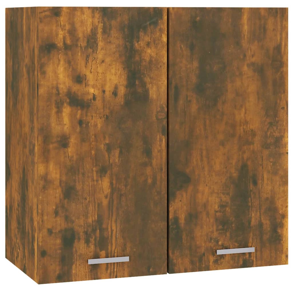 Wandkast Hangend 60X31X60 Cm Bewerkt Hout Gerookt Eikenkleurig
