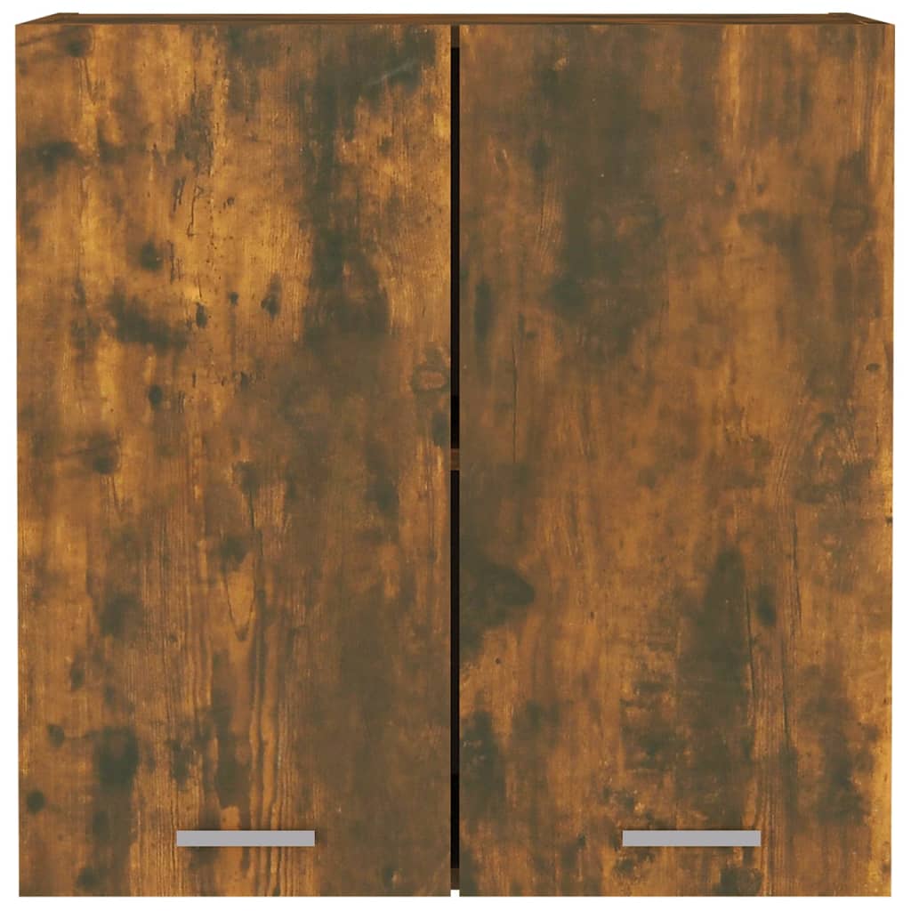 Wandkast Hangend 60X31X60 Cm Bewerkt Hout Gerookt Eikenkleurig