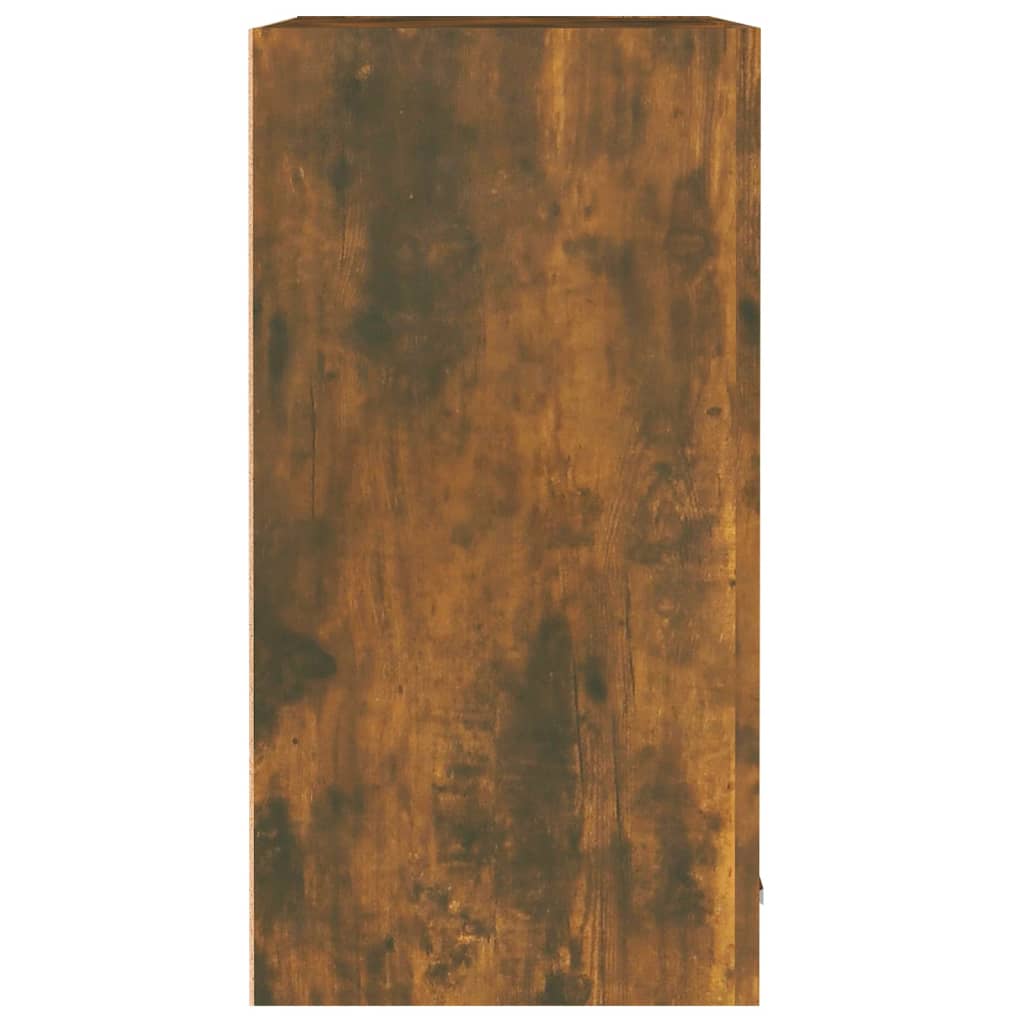 Wandkast Hangend 60X31X60 Cm Bewerkt Hout Gerookt Eikenkleurig