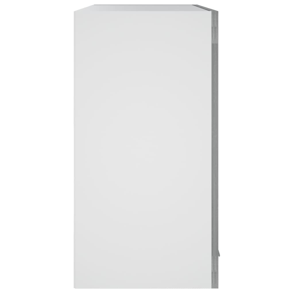 Wandkast Hangend 60X31X60 Cm Bewerkt Hout Grijs Sonoma Eiken