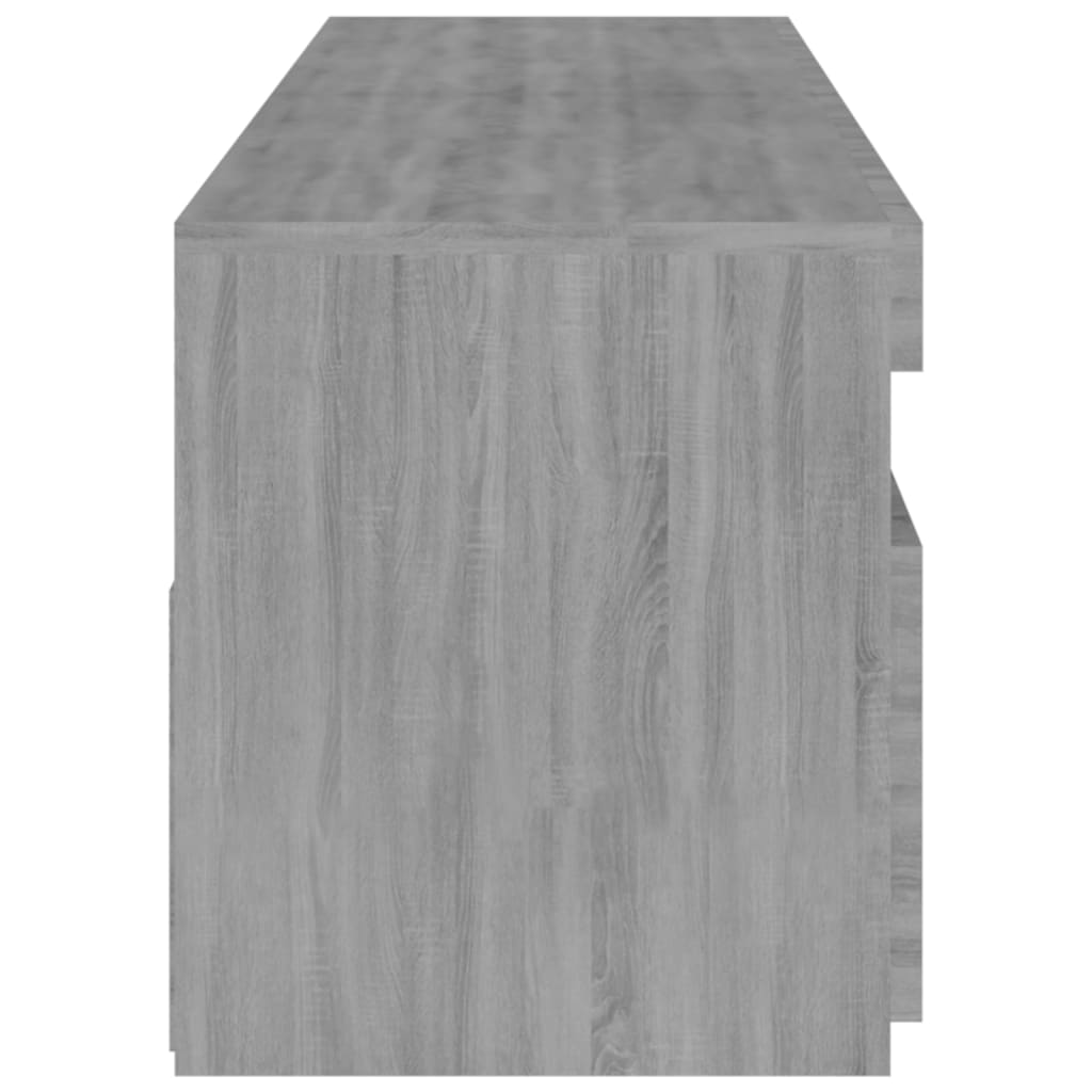 Tv-Meubelen Met Led-Verlichting 2 St 75X35X40 Cm Grijs Sonoma
