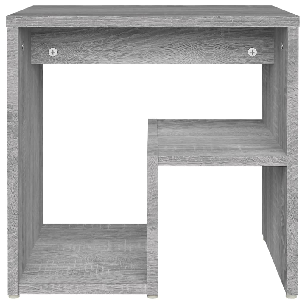 Nachtkastjes 2 St 40X30X40 Cm Bewerkt Hout Grijs Sonoma Eiken