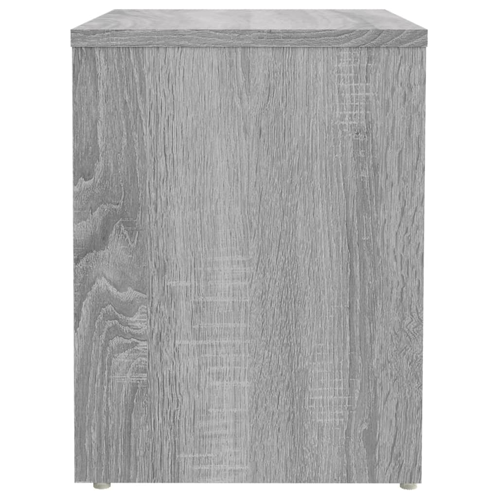 Nachtkastjes 2 St 40X30X40 Cm Bewerkt Hout Grijs Sonoma Eiken