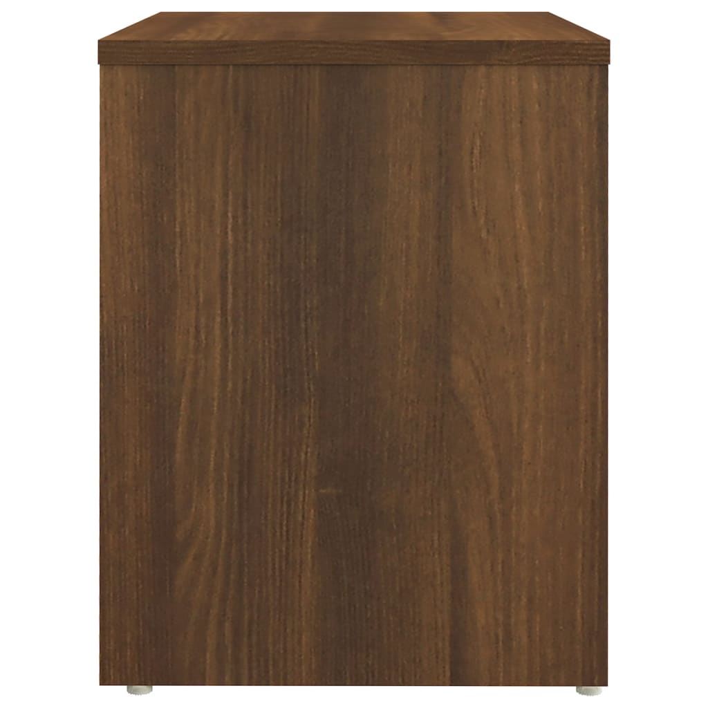 Nachtkastjes 2 St 40X30X40 Cm Bewerkt Hout Bruineikenkleurig