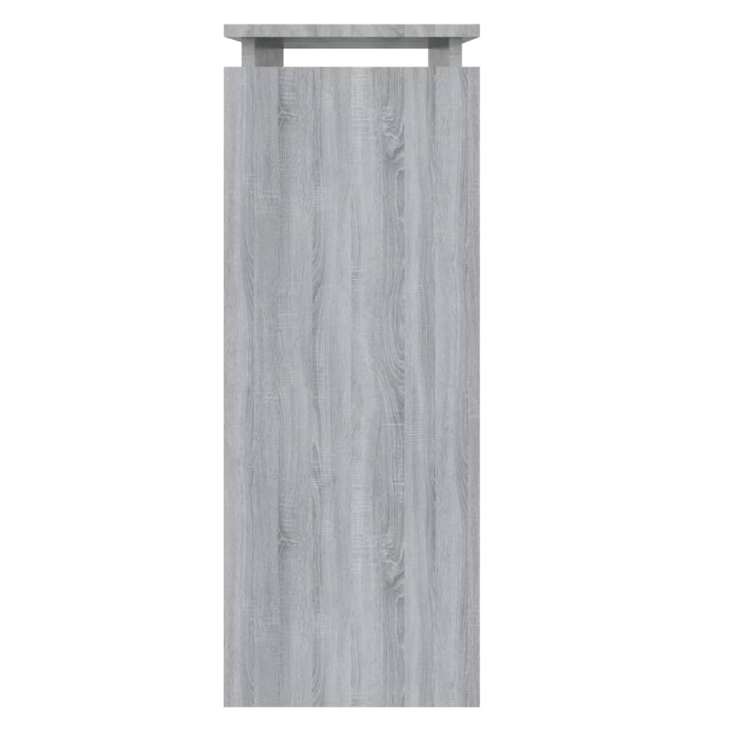 Wandtafel 80X30X80 Cm Bewerkt Hout Grijs Sonoma Eikenkleurig