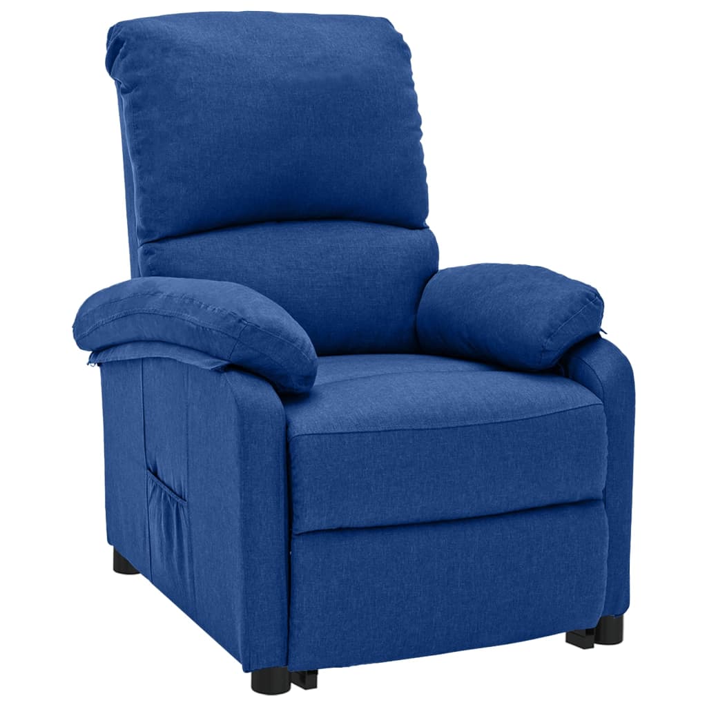 Sta-Opstoel Verstelbaar Stof Blauw