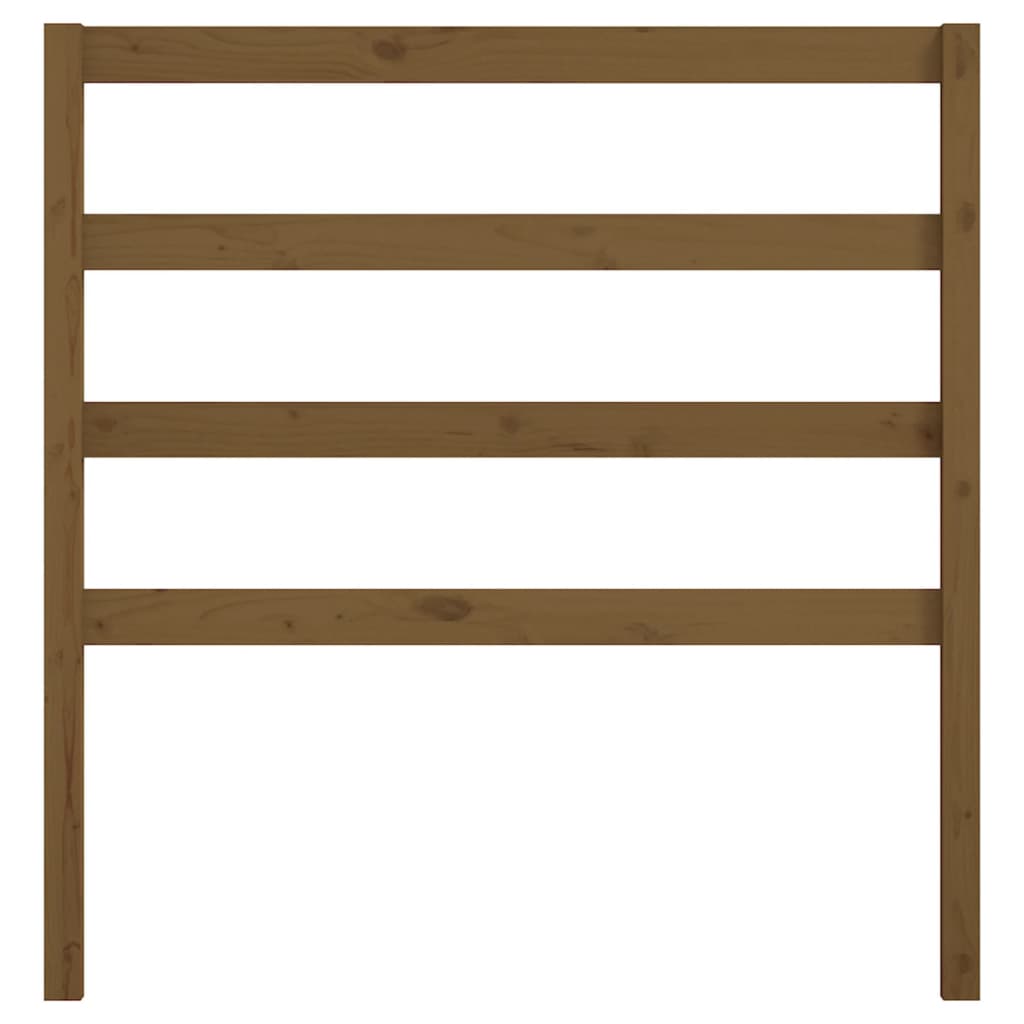 Hoofdbord 81X4X100 Cm Massief Grenenhout Honingbruin