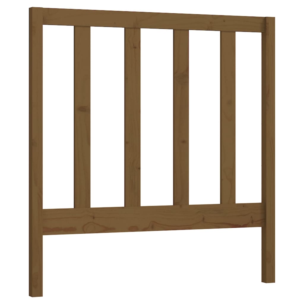 Hoofdbord 81X4X100 Cm Massief Grenenhout Honingbruin