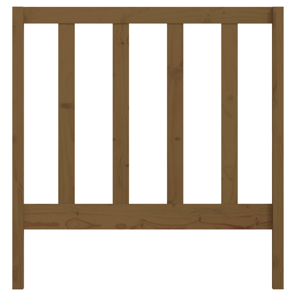 Hoofdbord 81X4X100 Cm Massief Grenenhout Honingbruin