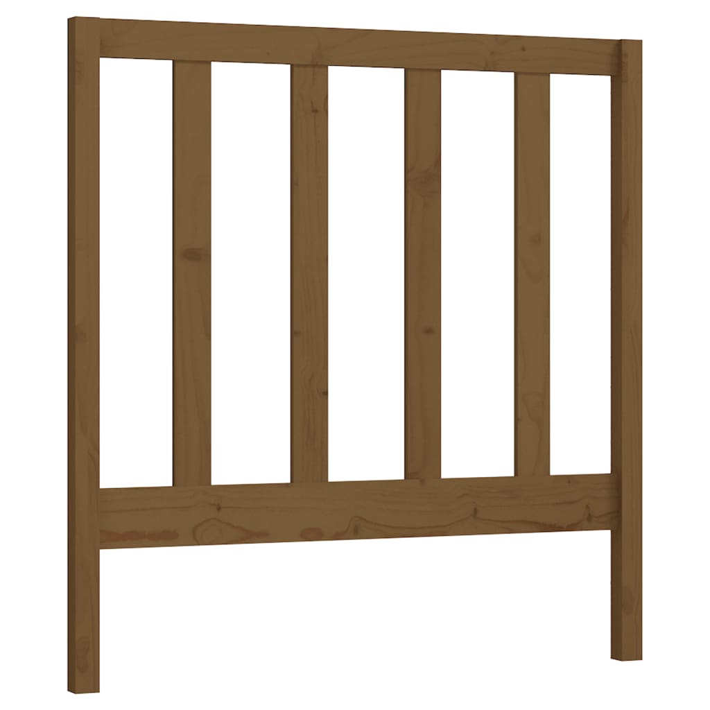 Hoofdbord 96X4X100 Cm Massief Grenenhout Honingbruin