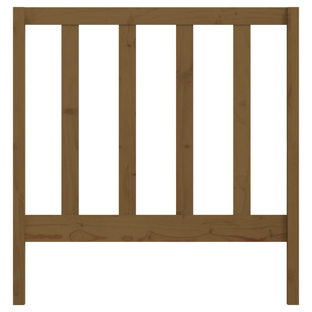 Hoofdbord 96X4X100 Cm Massief Grenenhout Honingbruin
