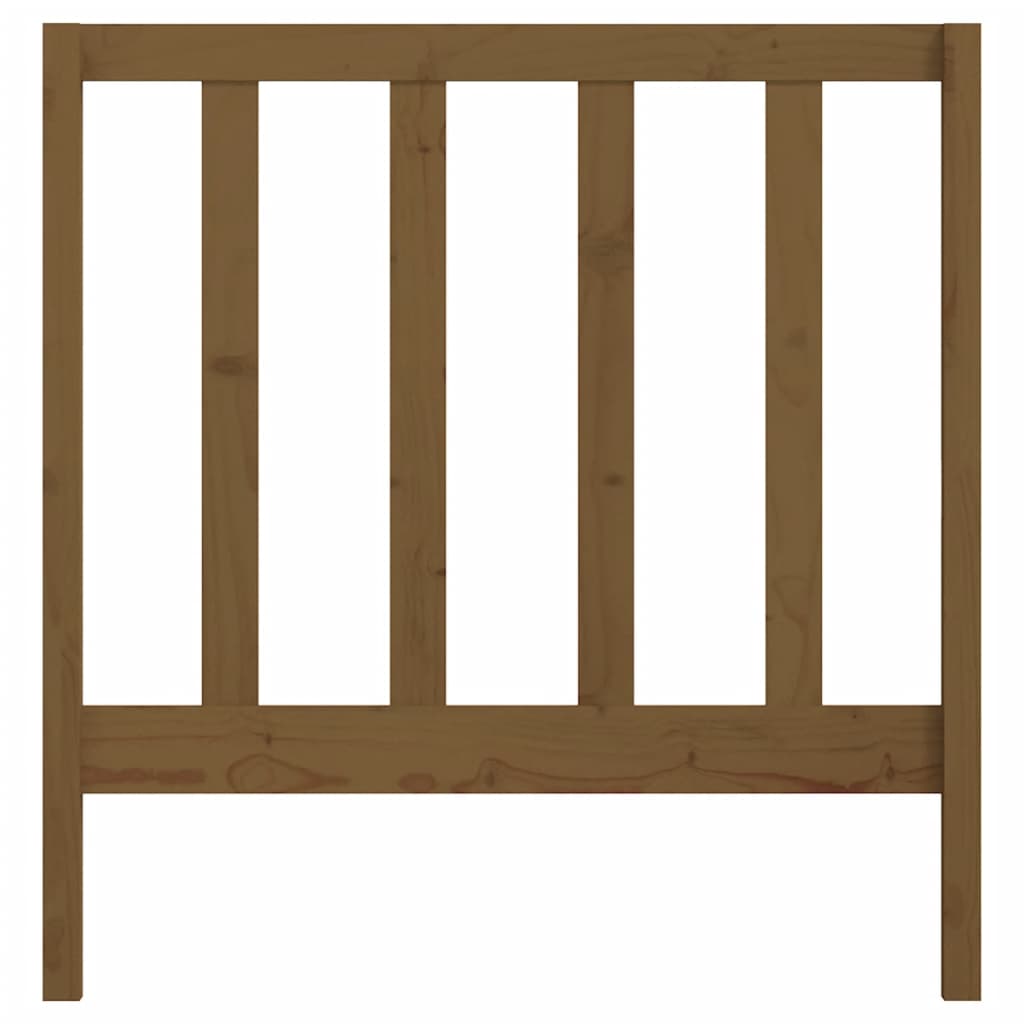 Hoofdbord 106X4X100 Cm Massief Grenenhout Honingbruin
