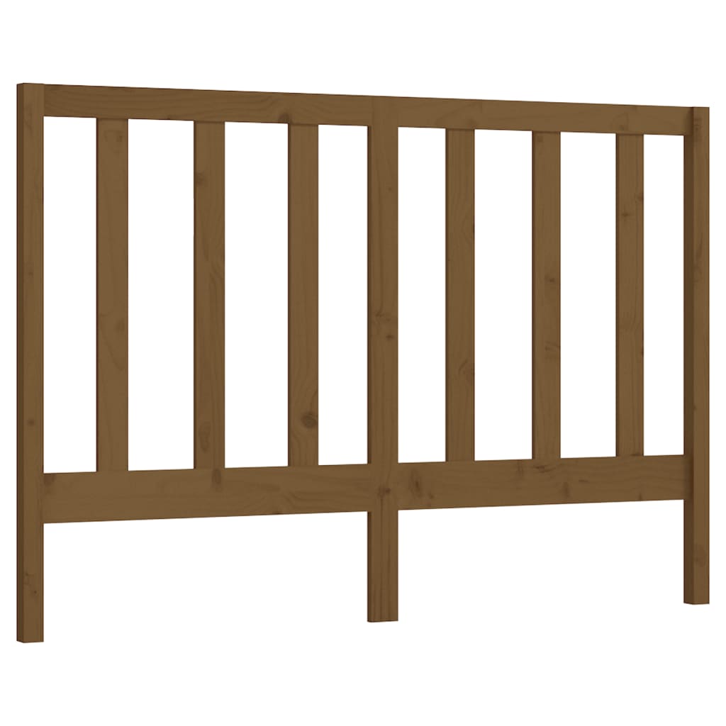 Hoofdbord 141X4X100 Cm Massief Grenenhout Honingbruin