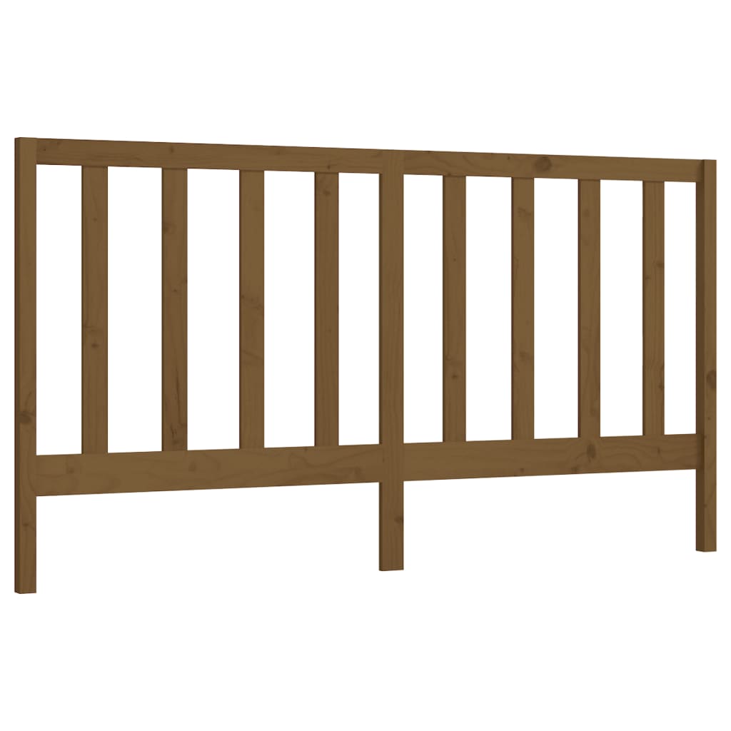 Hoofdbord 186X4X100 Cm Massief Grenenhout Honingbruin