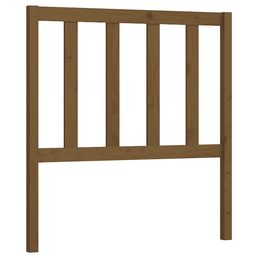 Hoofdbord 81X4X100 Cm Massief Grenenhout Honingbruin