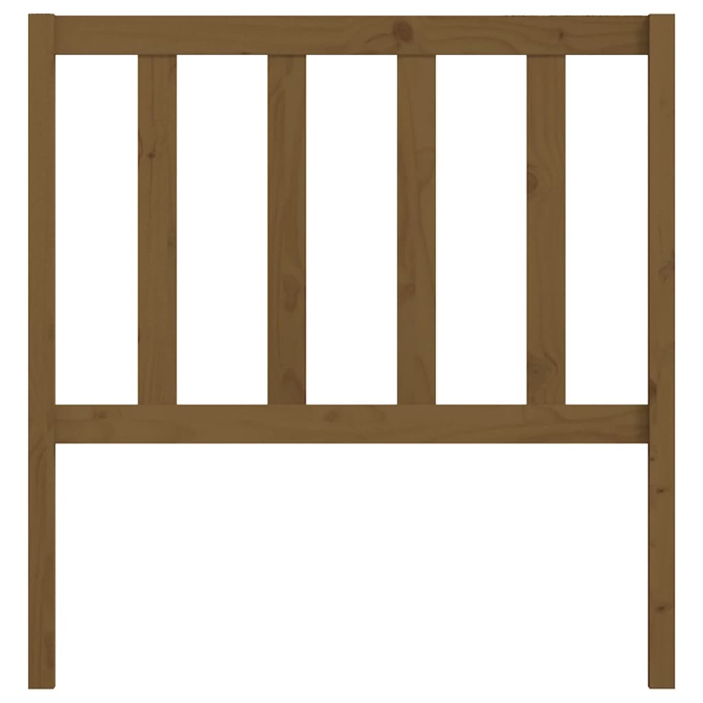 Hoofdbord 81X4X100 Cm Massief Grenenhout Honingbruin