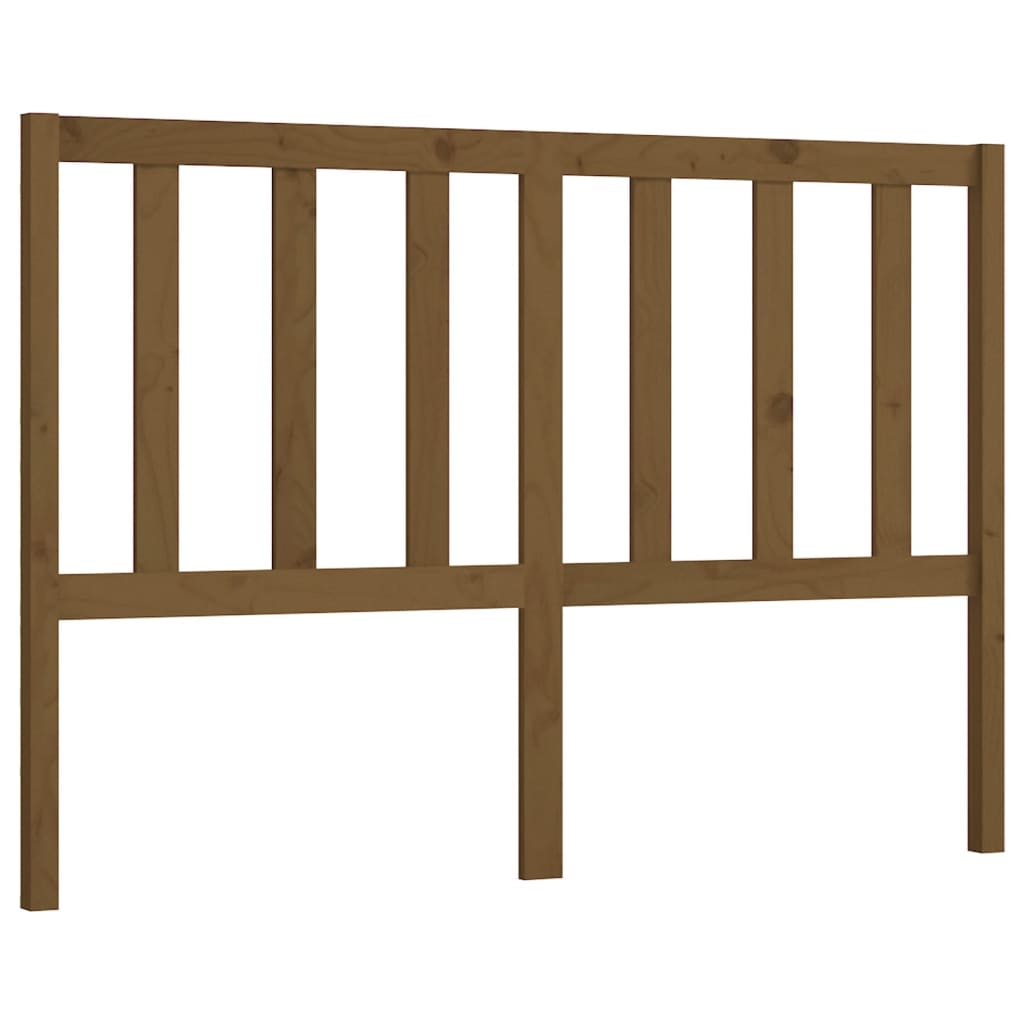 Hoofdbord 141X4X100 Cm Massief Grenenhout Honingbruin