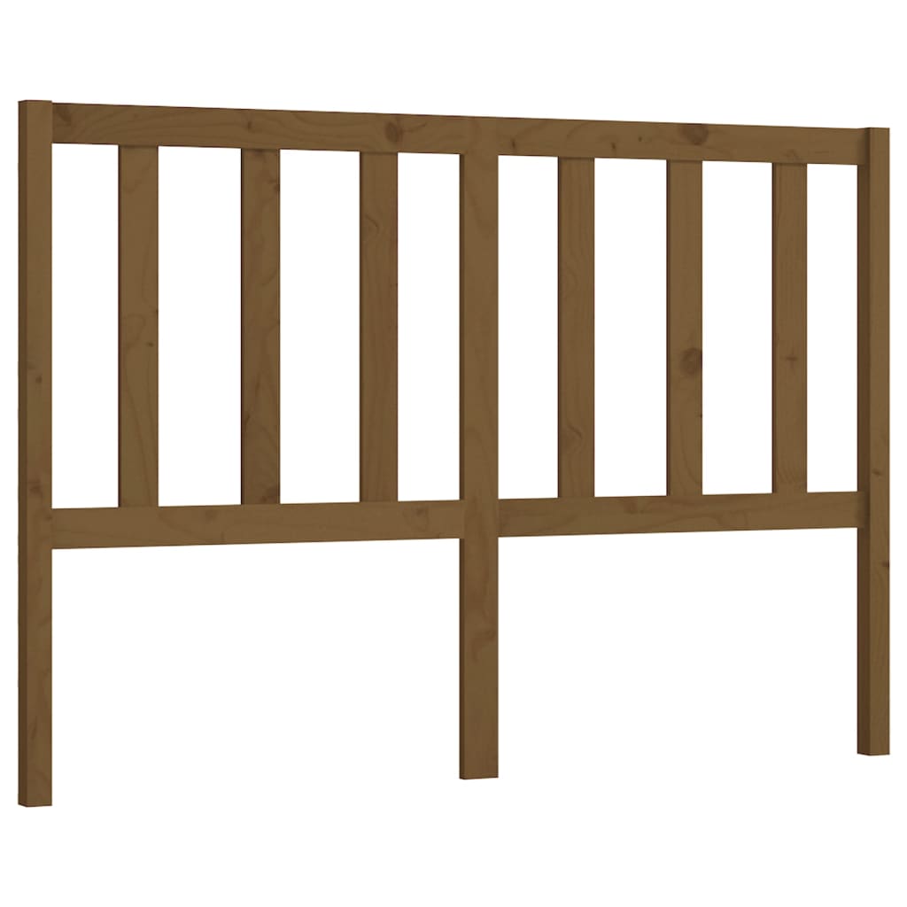 Hoofdbord 146X4X100 Cm Massief Grenenhout Honingbruin