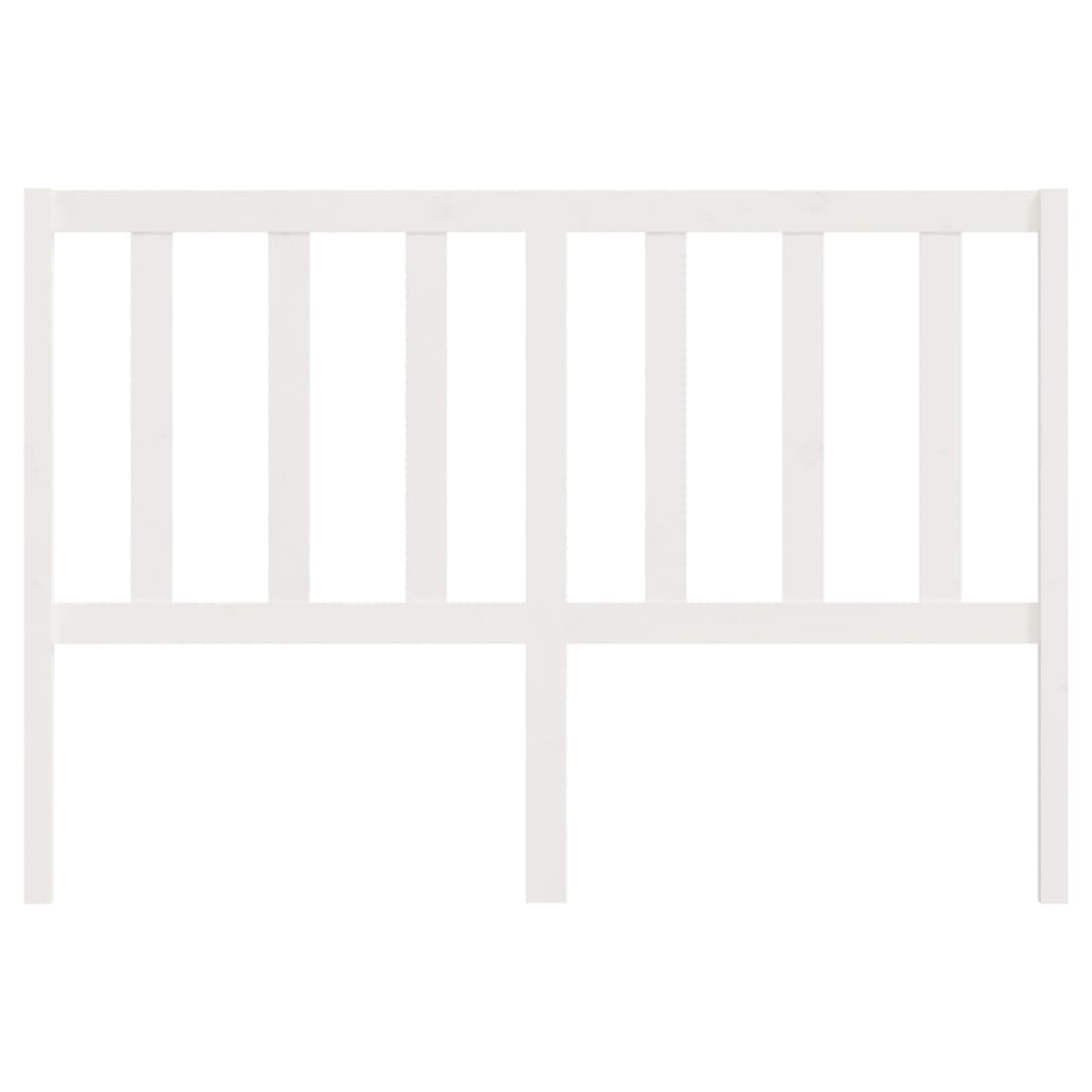 Hoofdbord 156X4X100 Cm Massief Grenenhout Wit