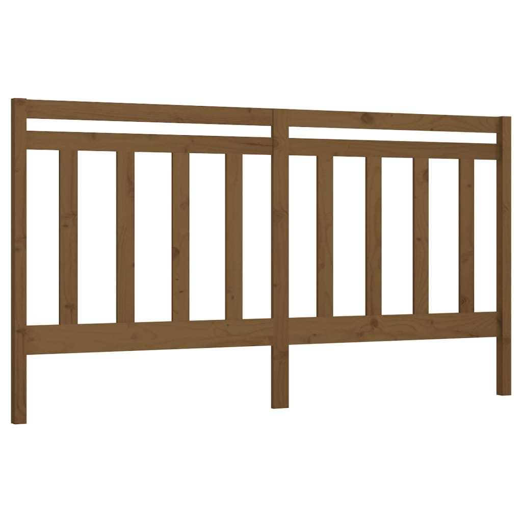 Hoofdbord 186X4X100 Cm Massief Grenenhout Honingbruin
