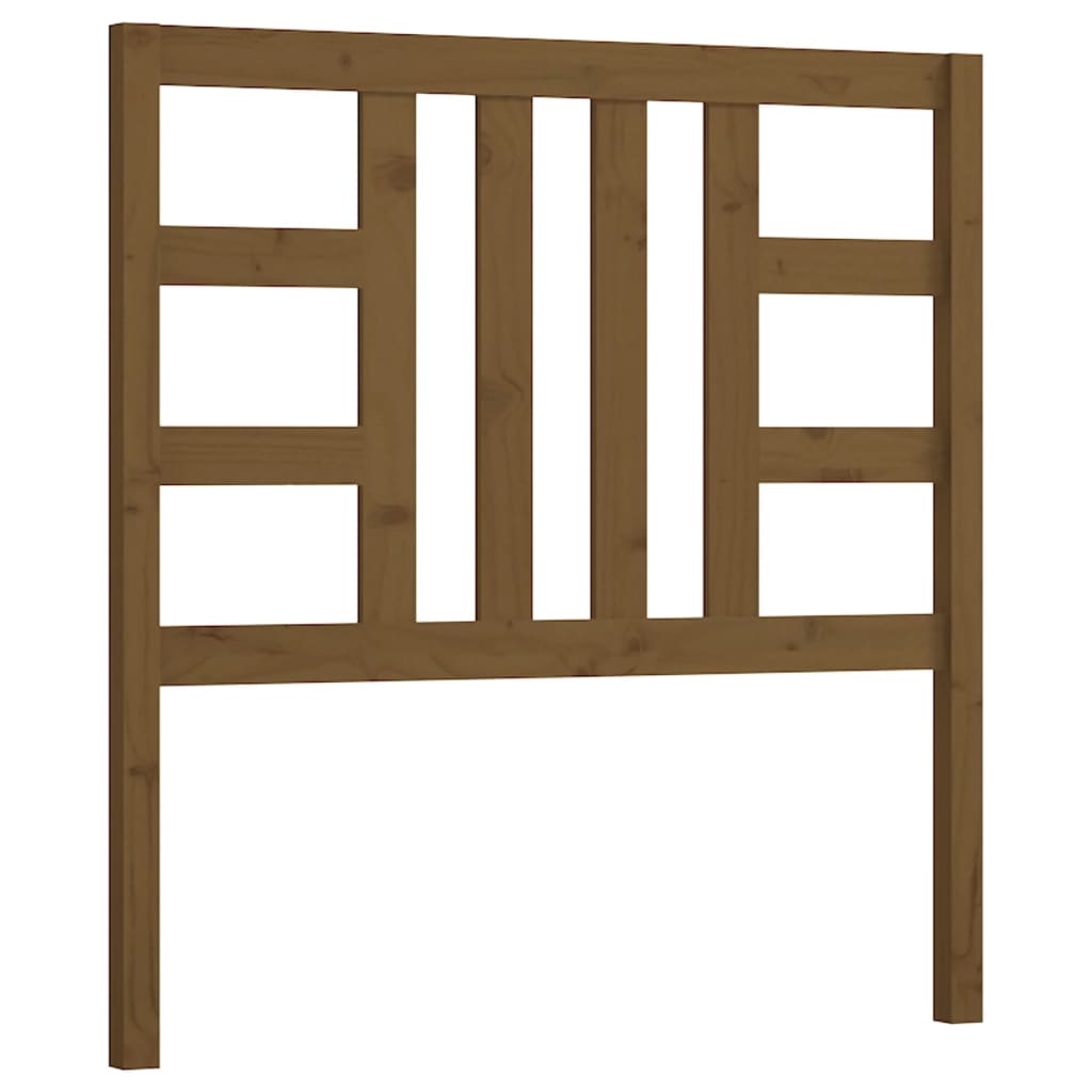 Hoofdbord 96X4X100 Cm Massief Grenenhout Honingbruin