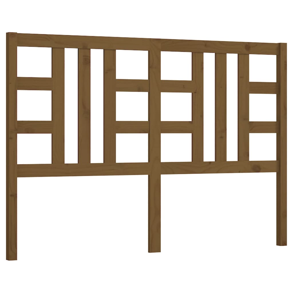 Hoofdbord 141X4X100 Cm Massief Grenenhout Honingbruin