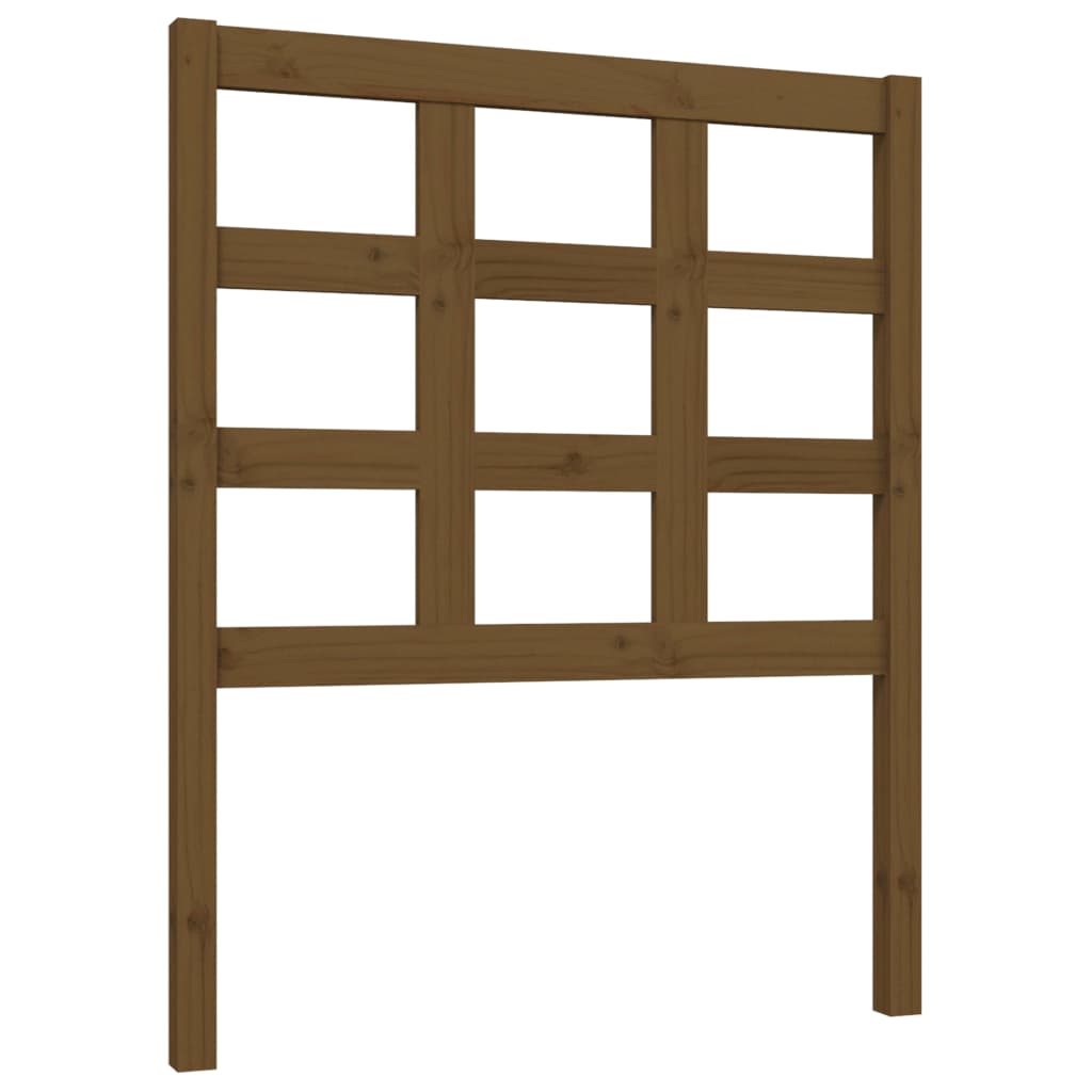 Hoofdbord 80,5X4X100 Cm Massief Grenenhout Honingbruin