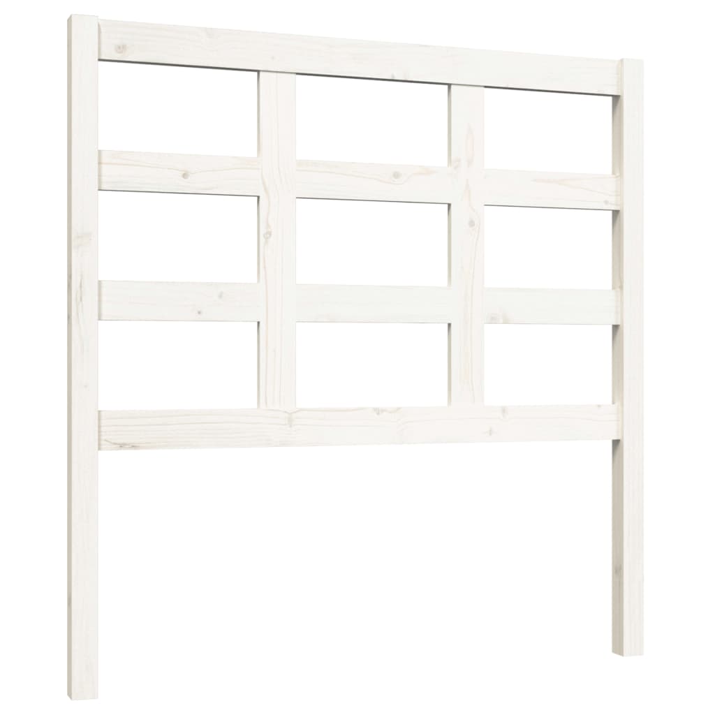 Hoofdbord 95,5X4X100 Cm Massief Grenenhout Wit