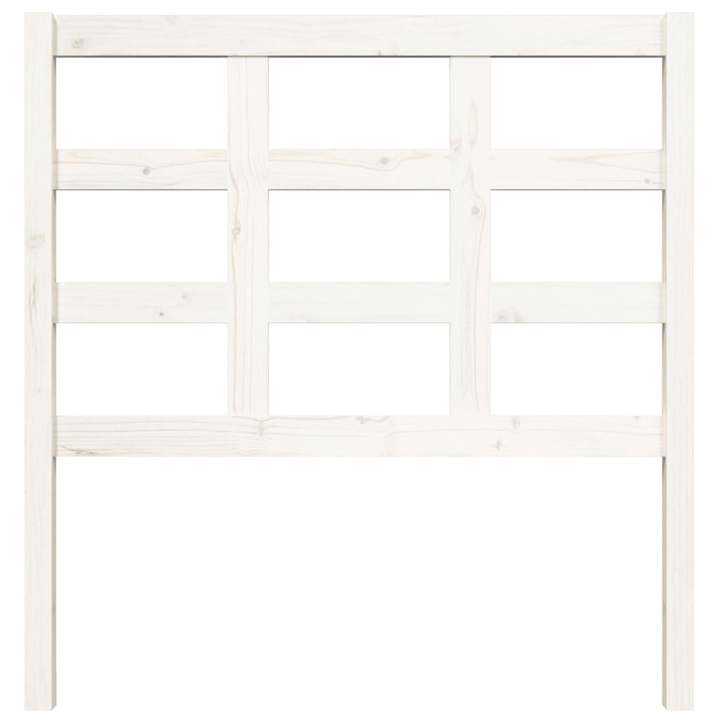 Hoofdbord 95,5X4X100 Cm Massief Grenenhout Wit