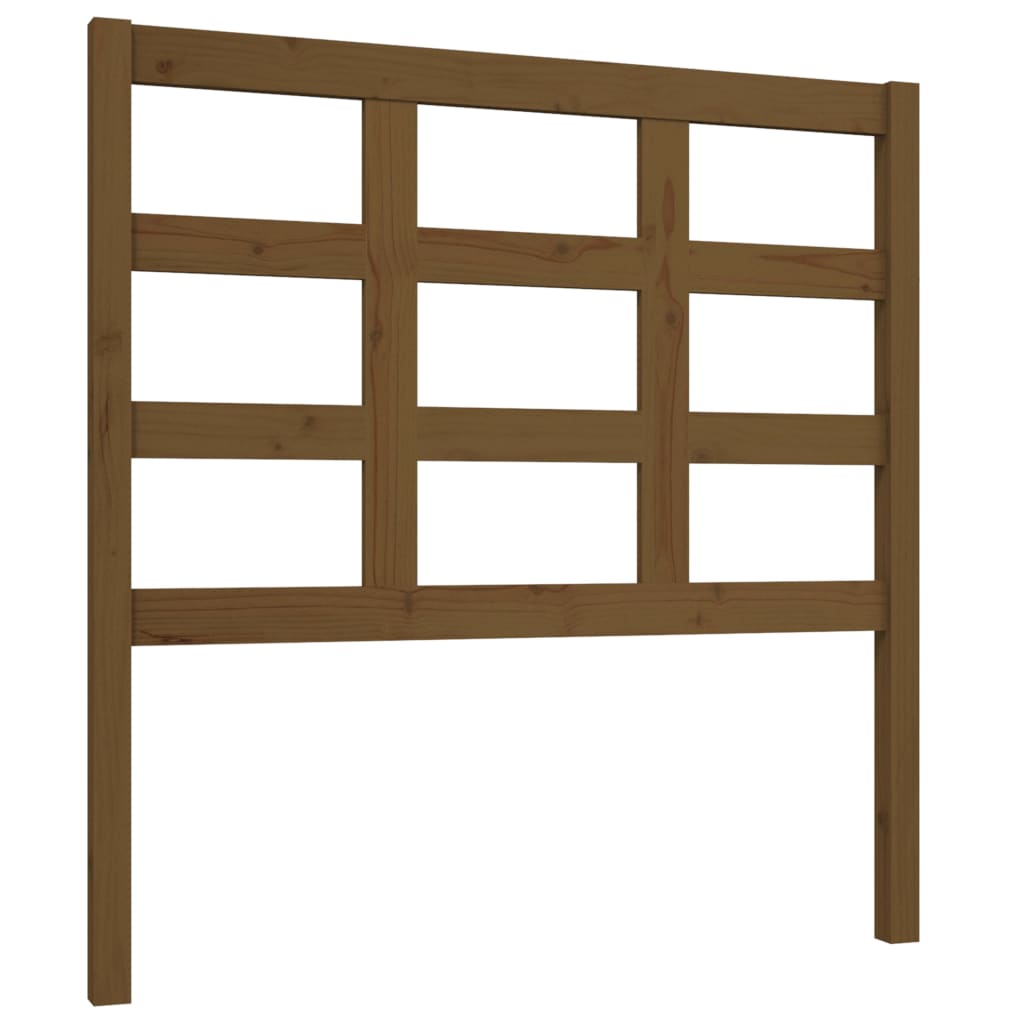 Hoofdbord 95,5X4X100 Cm Massief Grenenhout Honingbruin
