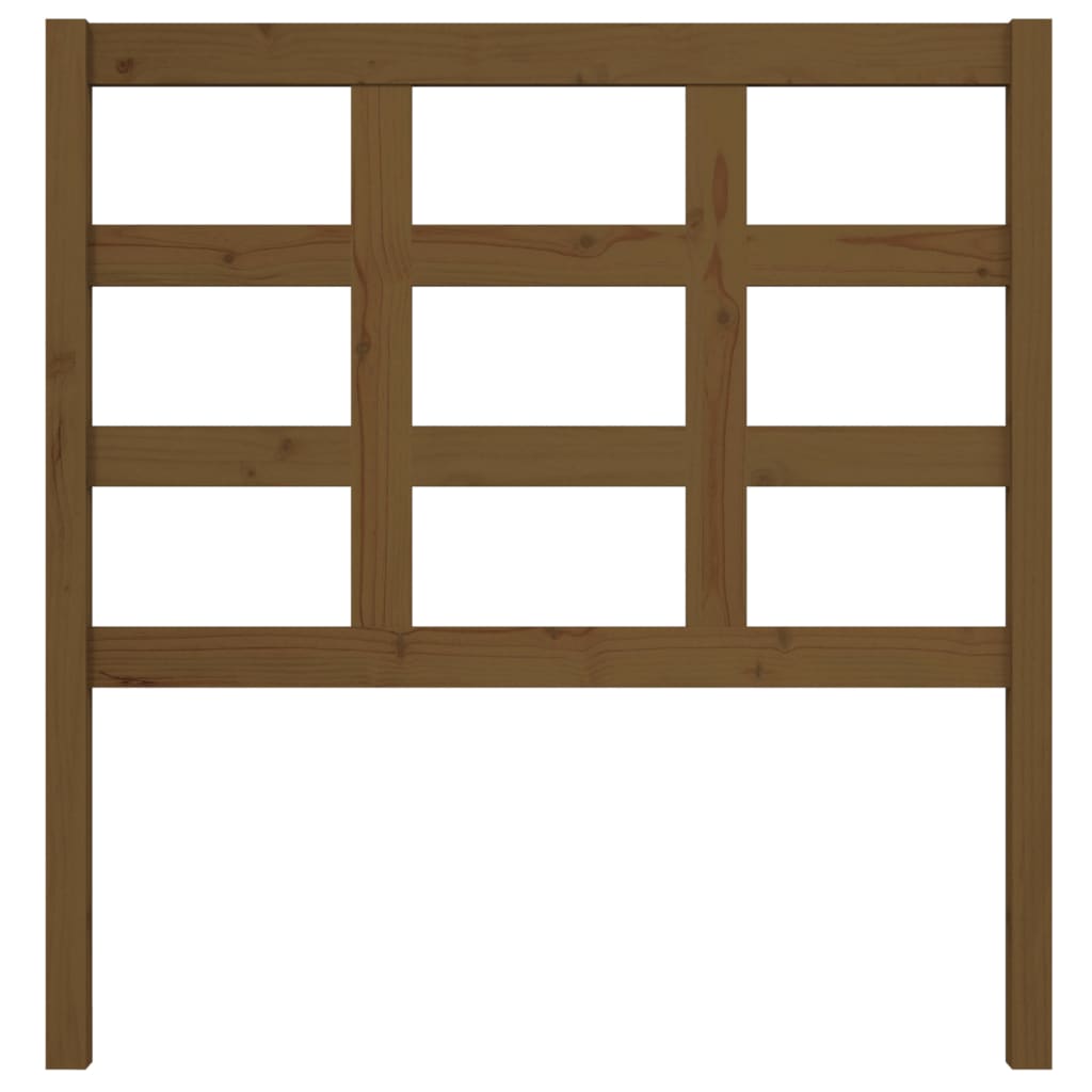 Hoofdbord 95,5X4X100 Cm Massief Grenenhout Honingbruin